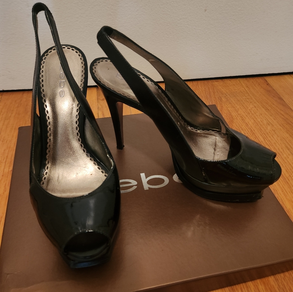 Bebe Heels size 7.  5inch heel - Picture 5 of 10